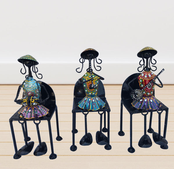 Musical Girls Legs Hanging Figurine/Showpiece (set of 3)
