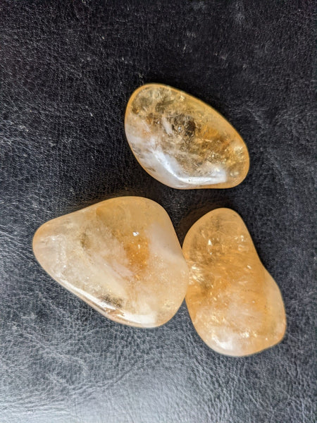 Citrine Tumble Stones-Natural Crystals-High Quality Crystals