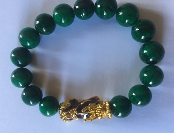 Jade Green Pi Xiu Bracelet