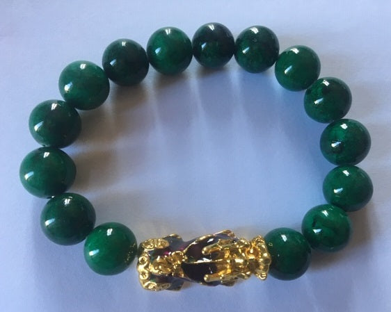 Jade Green Pi Xiu Bracelet