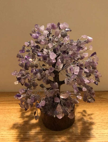 Amethyst Gemstone Tree, Natural Amethyst Crystal Tree (500 chips)