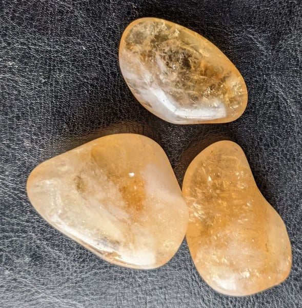 Citrine Tumble Stones-Natural Crystals-High Quality Crystals
