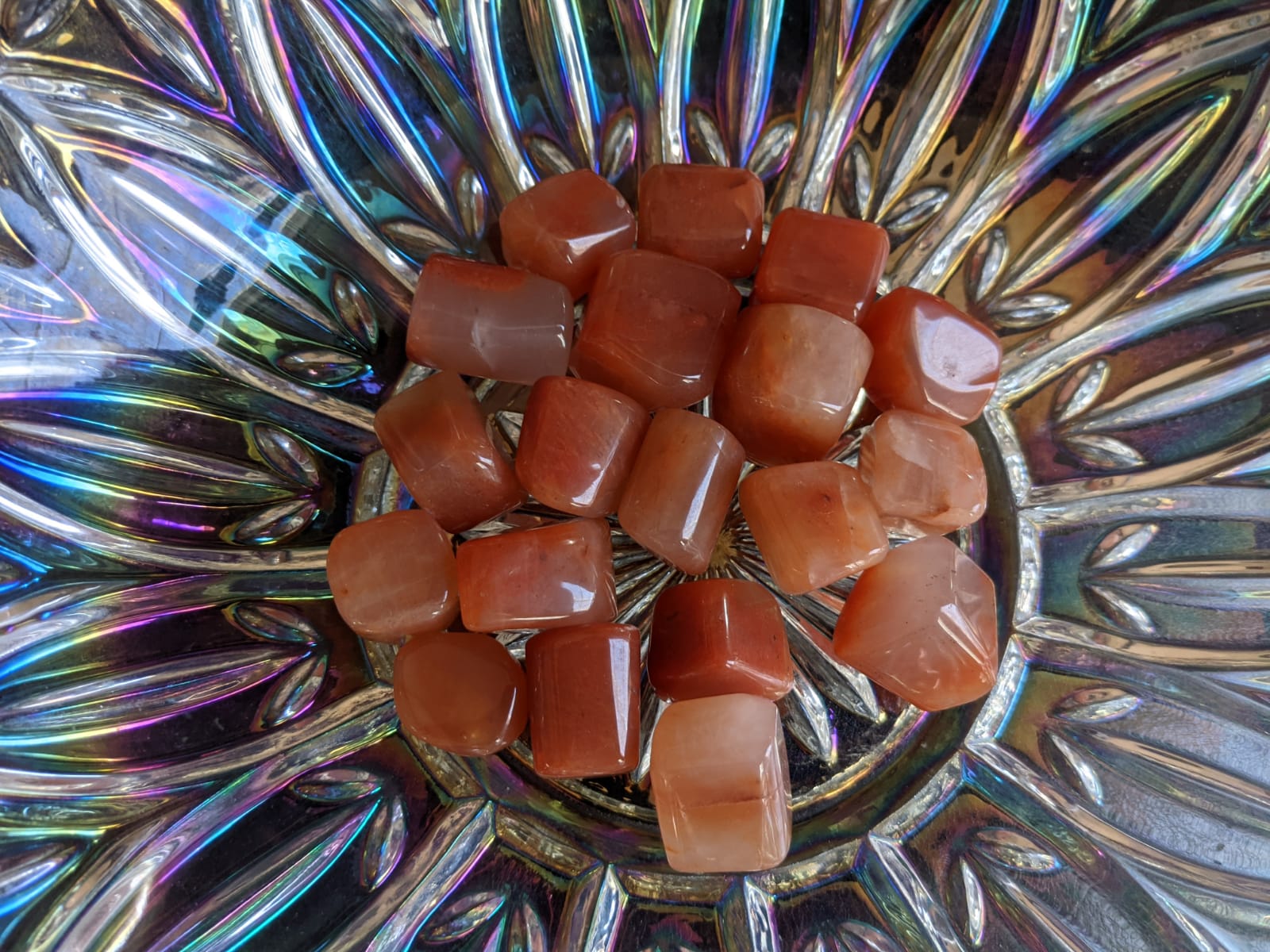 Red Carnelian Gemstone Tumbles