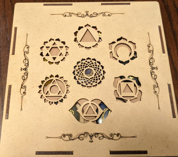7 Stone Chakra Set Palm Stones Engraved Healing Stones Reiki Healing Chakra Crystal Stones