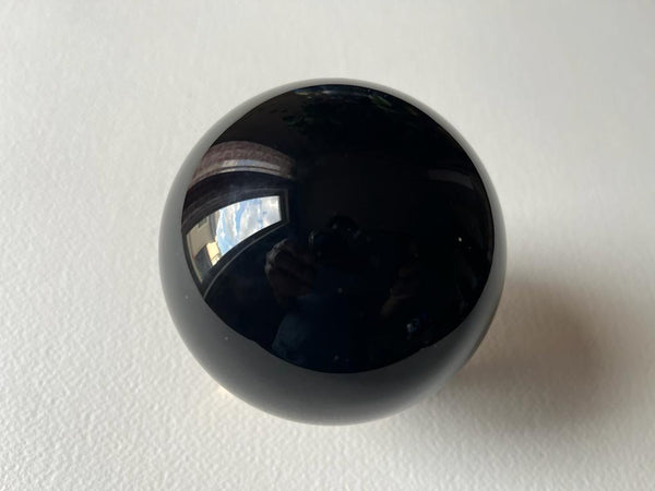 Black Obsidian Sphere | Black Obsidian Crystal Ball |Obsidian Sphere