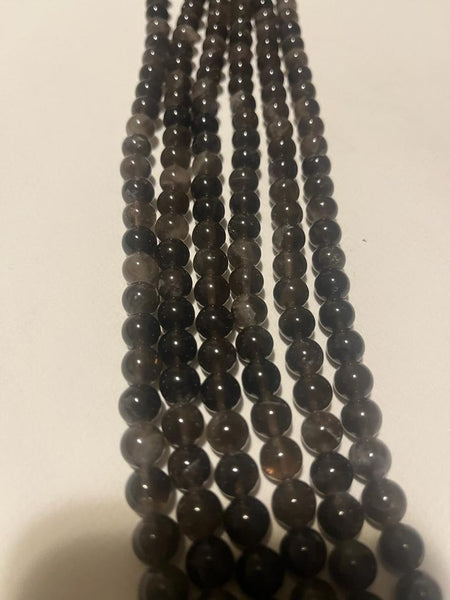 Smoky Quartz Beads, 8 mm Beads - 46 Beads per strand