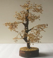 Citrine Gemstone Tree, Citrine Natural Crystal Tree (500 chips)