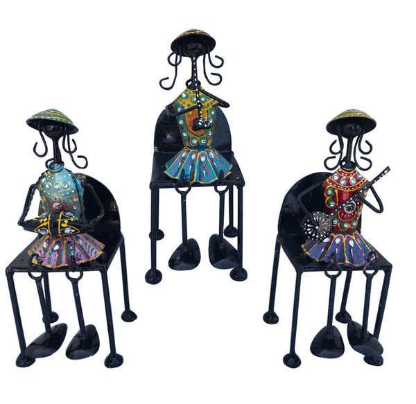 Musical Girls Legs Hanging Figurine/Showpiece (set of 3)