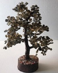 Labradorite Gemstones Tree, Labradorite Crystal Tree (500 chips -Golden wire Tree)