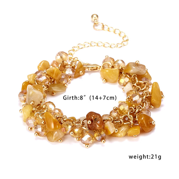 Fashion Stone Bangle Bracelet for Women/Girl for Gift