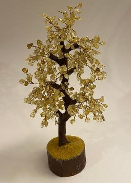 Citrine Gemstone Tree, Citrine Natural Crystal Tree (500 chips)